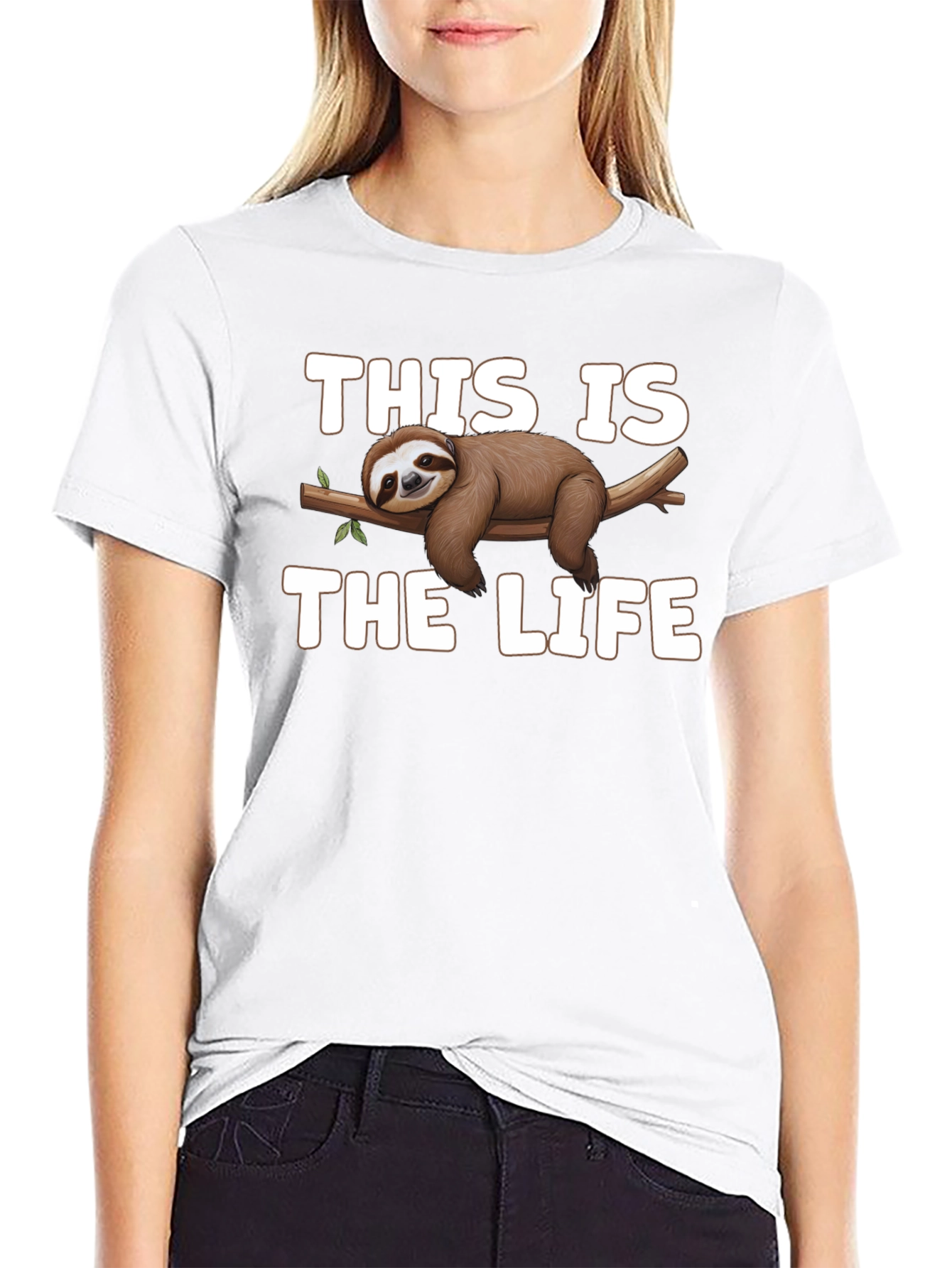 This is the Life Sloth T-Shirt - Relaxed & Comfy Tee