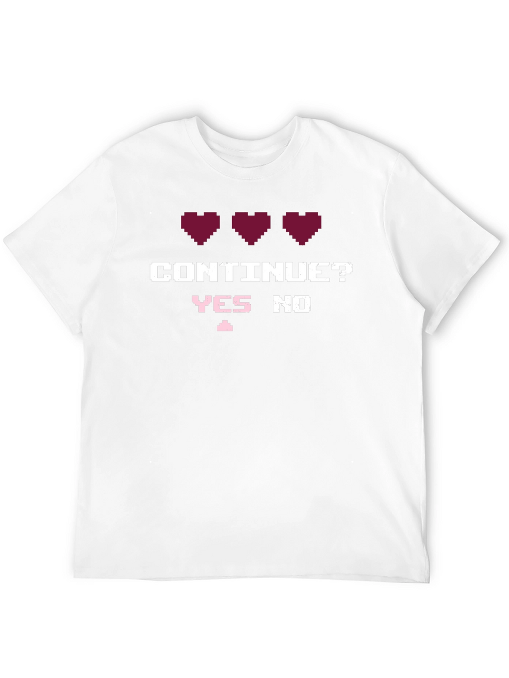 Gamer T-Shirt - Continue? Pixel Art Tee