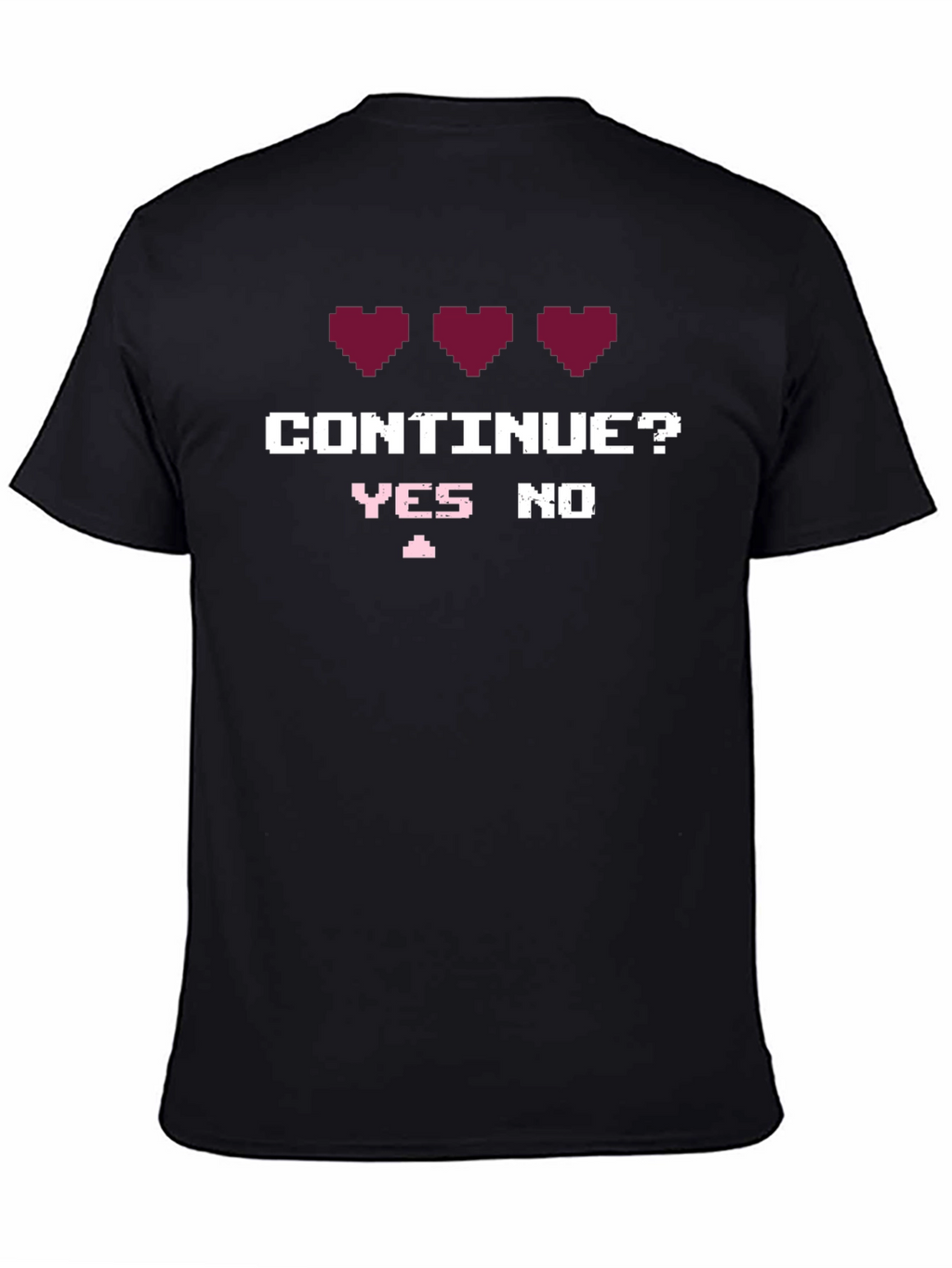 Gamer T-Shirt - Continue? Pixel Art Tee
