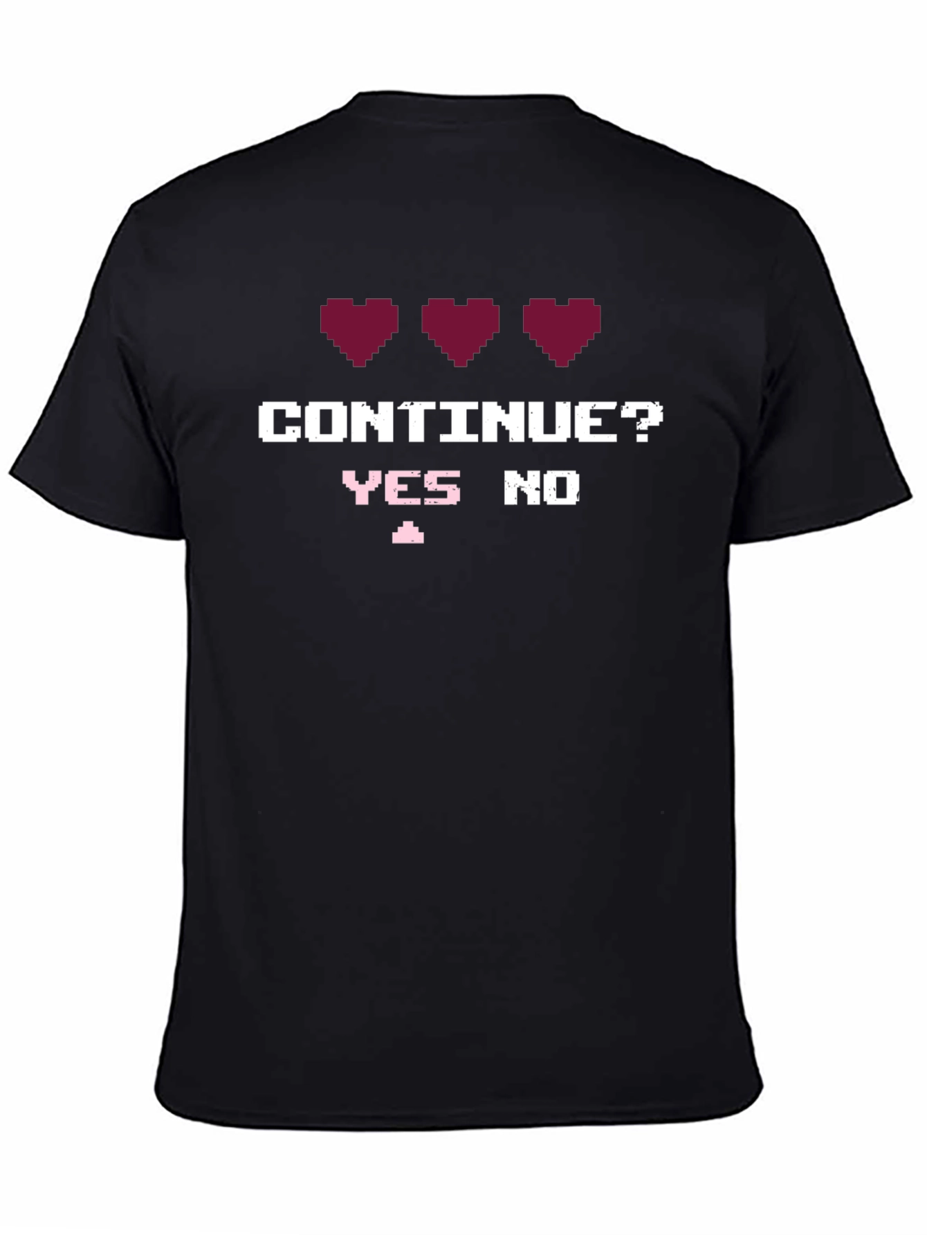 Gamer T-Shirt - Continue? Pixel Art Tee