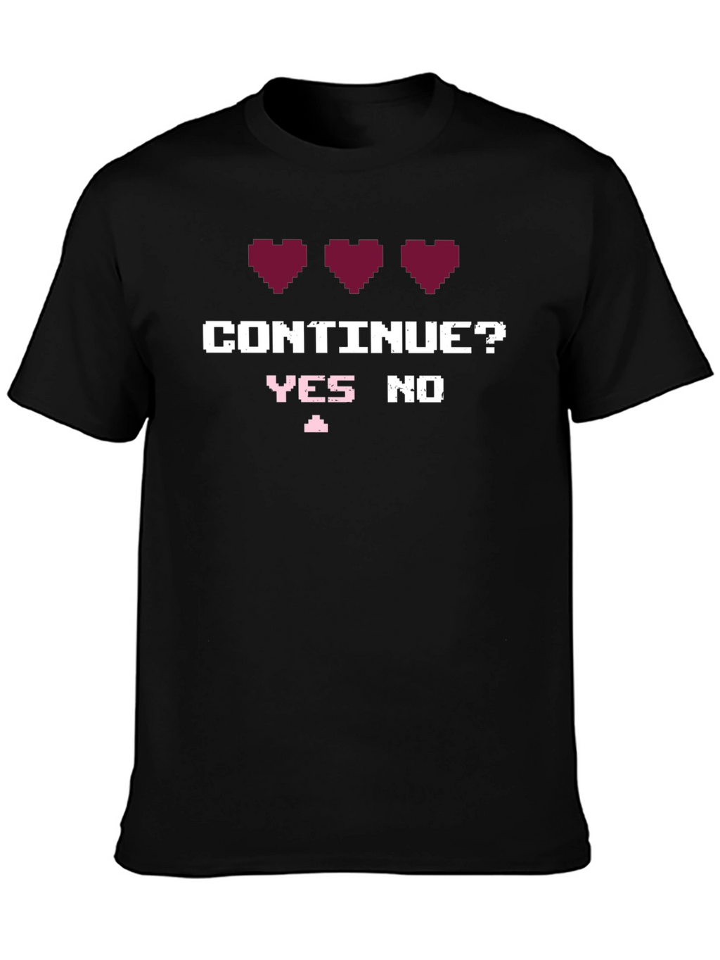 Gamer T-Shirt - Continue? Pixel Art Tee