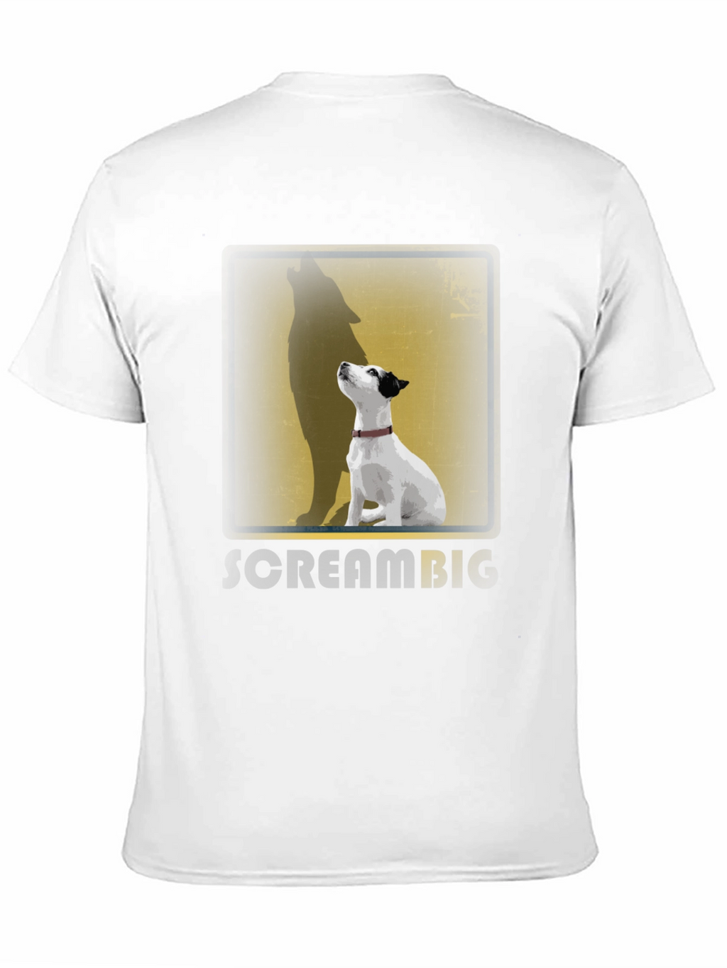 Dog Howling Wolf Shadow T-Shirt