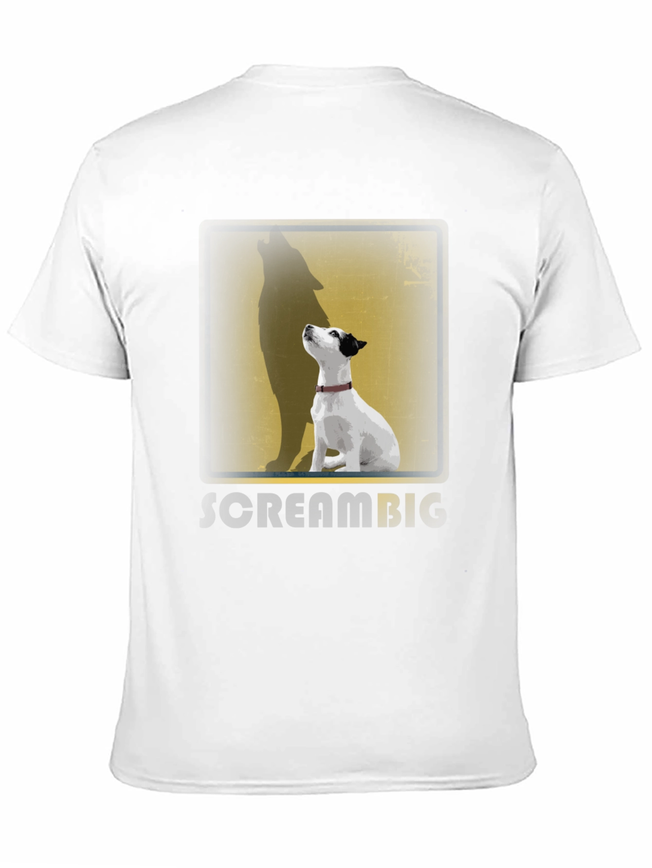 Dog Howling Wolf Shadow T-Shirt