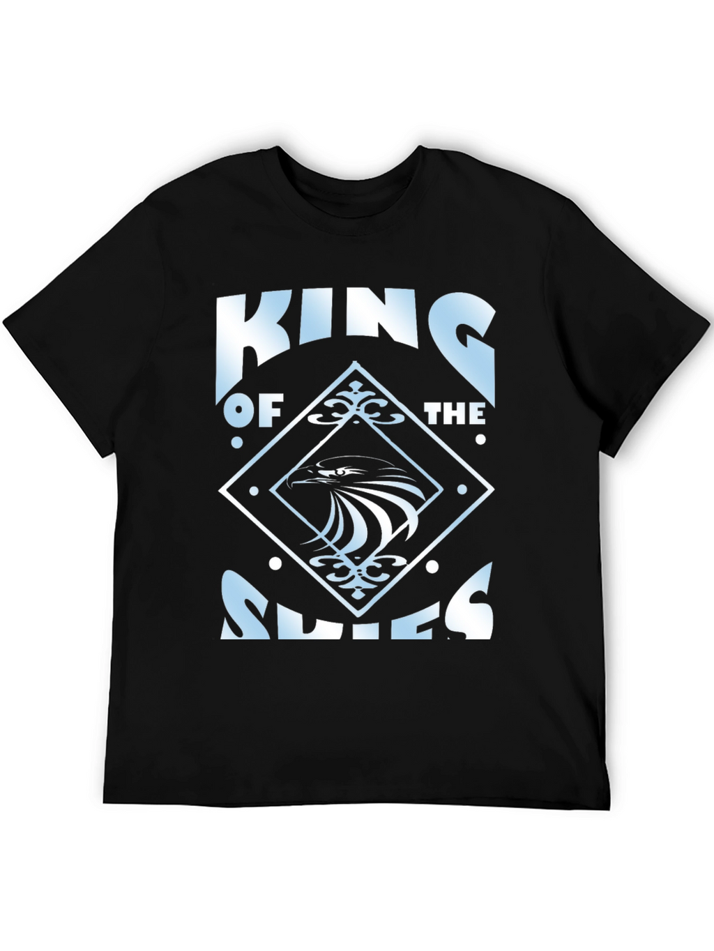 King of Skies Graphic T-Shirt - Black Cotton Tee