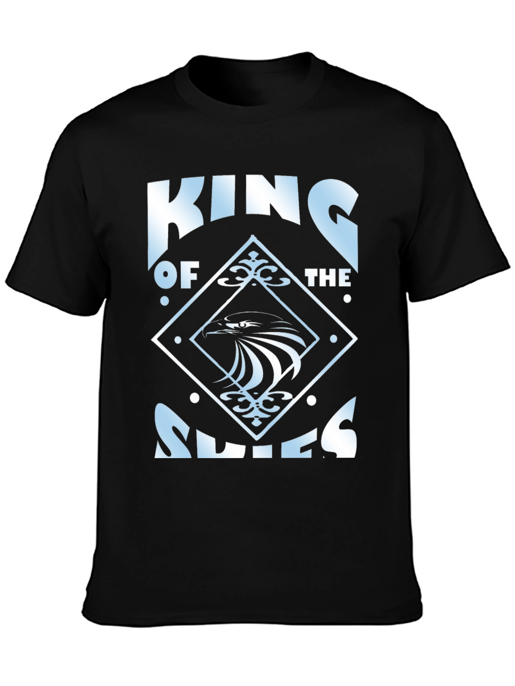 King of Skies Graphic T-Shirt - Black Cotton Tee