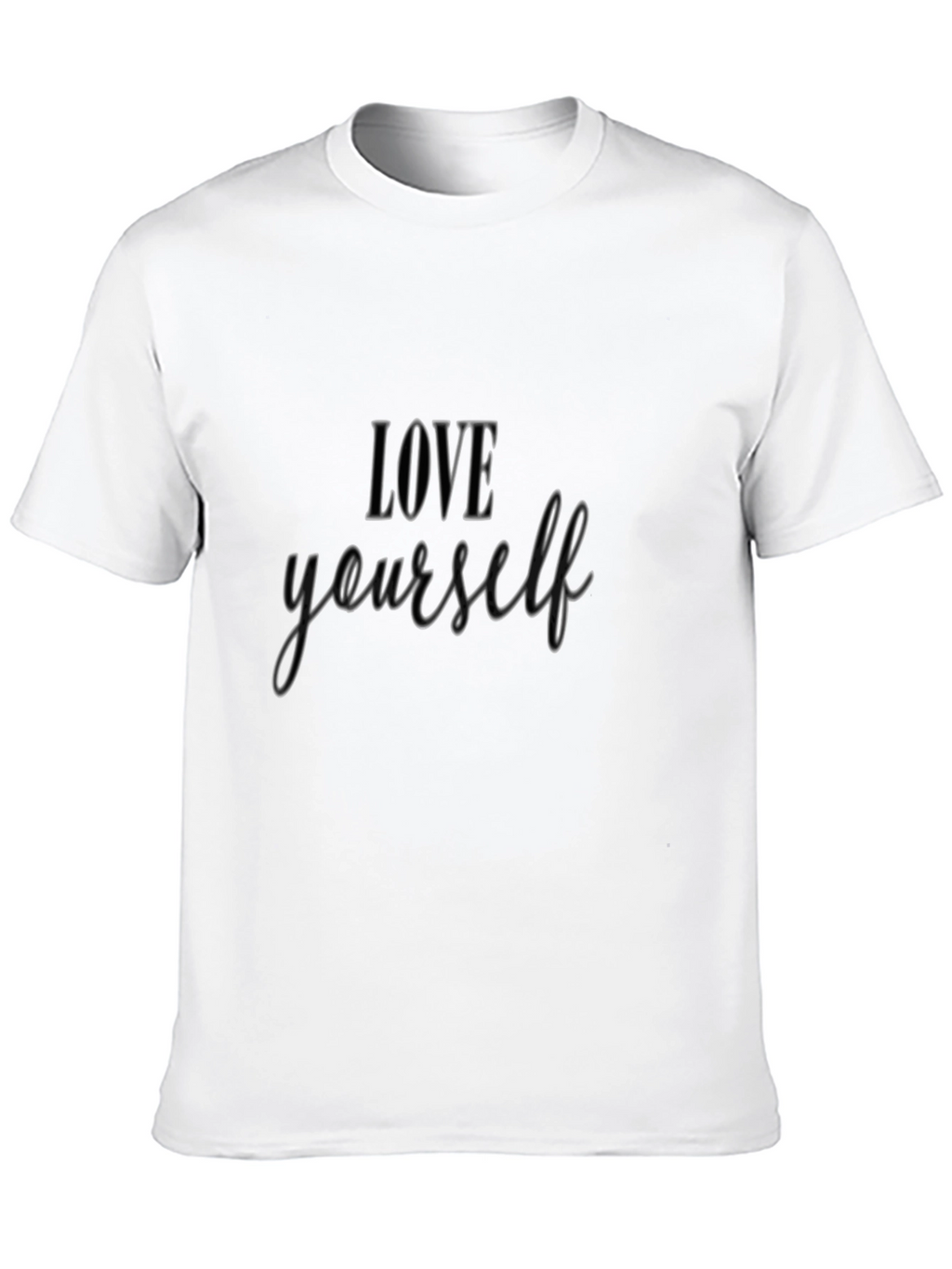 Love Yourself Graphic Tee - Black