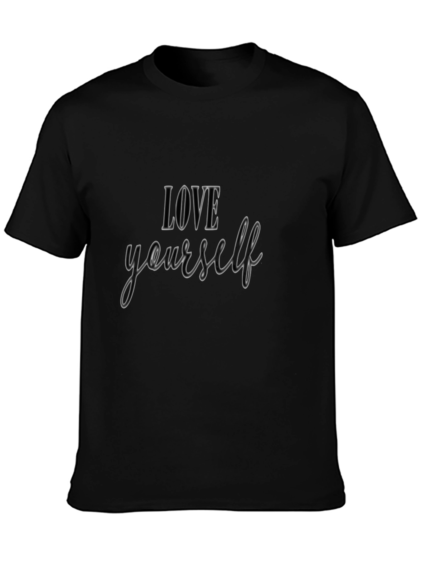 Love Yourself Graphic Tee - Black