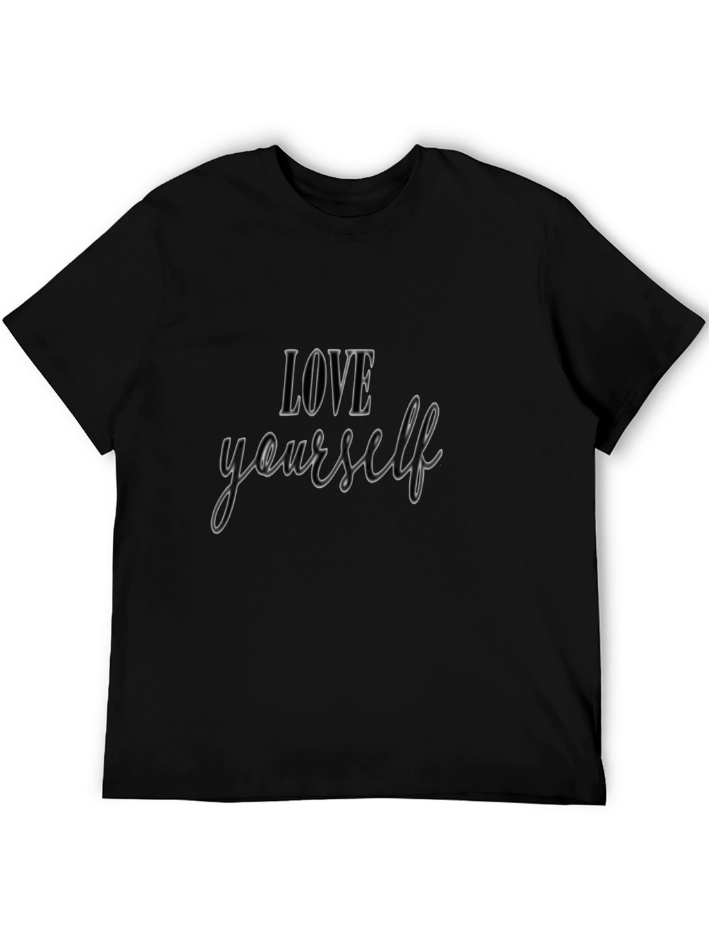Love Yourself Graphic Tee - Black