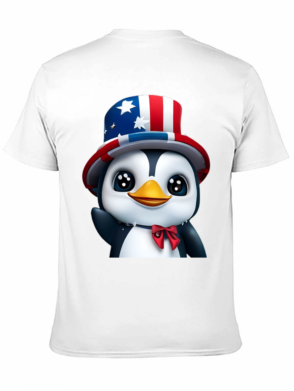 Patriotic Penguin T-Shirt - USA Pride
