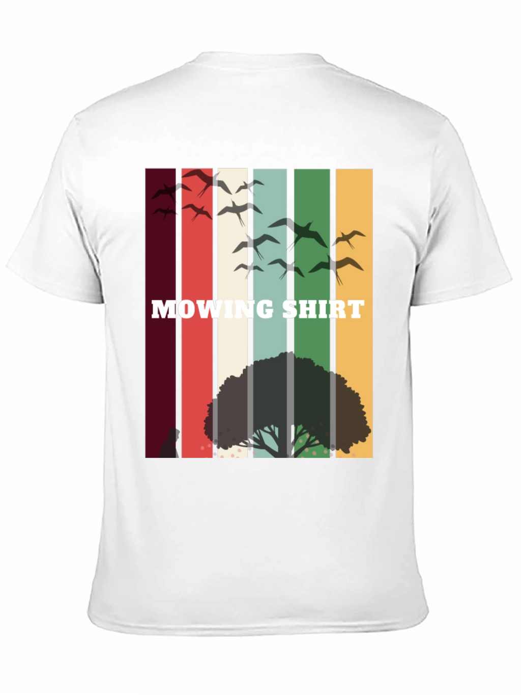 Retro Mowing Shirt - Nature Scene Tee