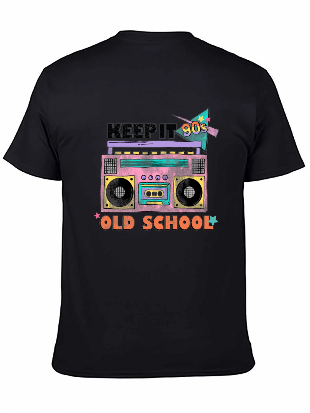 Keep It 90s Retro Boombox Graphic Tee