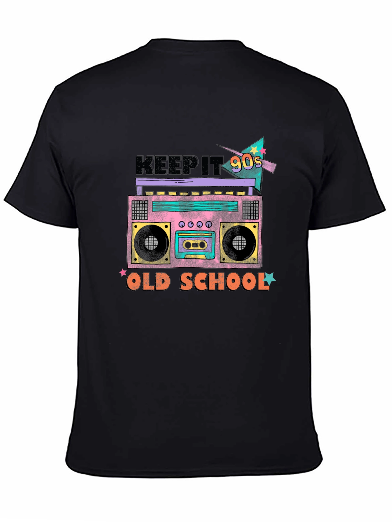 Keep It 90s Retro Boombox Graphic Tee