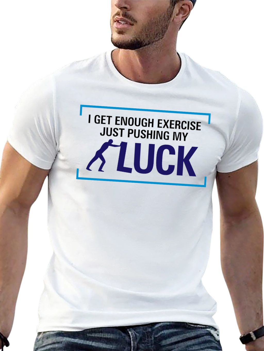 Pushing My Luck T-Shirt - Mens Graphic Tee