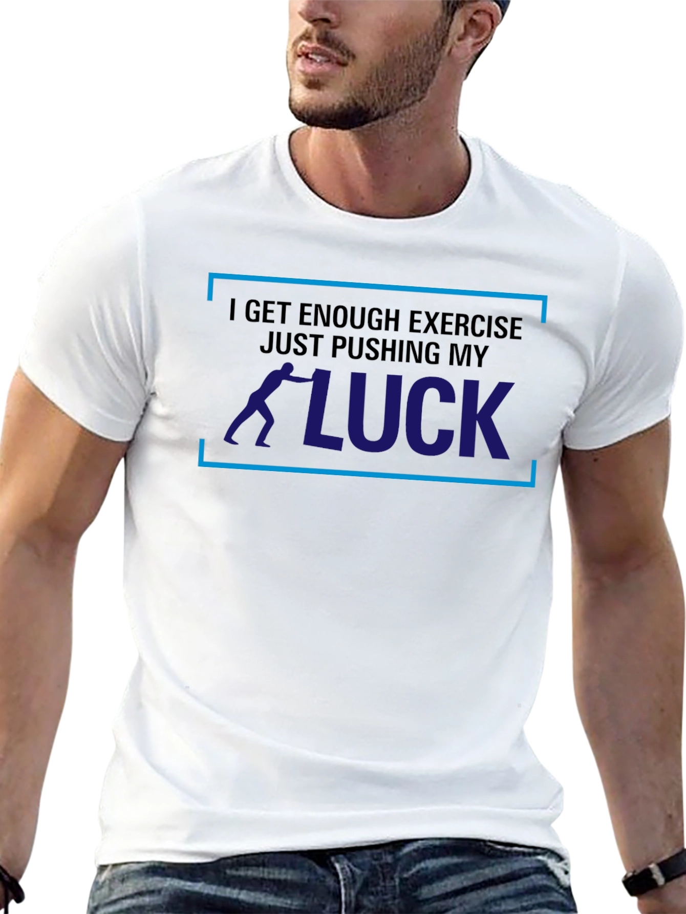 Pushing My Luck T-Shirt - Mens Graphic Tee