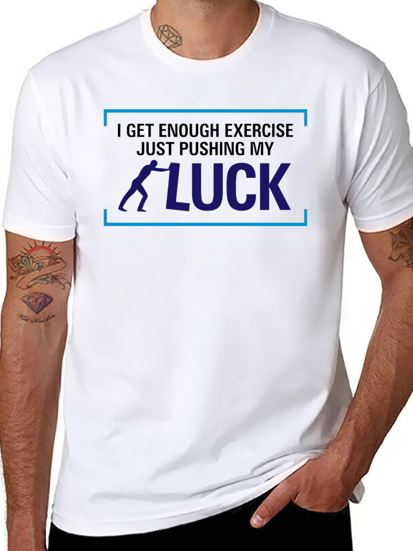 Pushing My Luck T-Shirt - Mens Graphic Tee