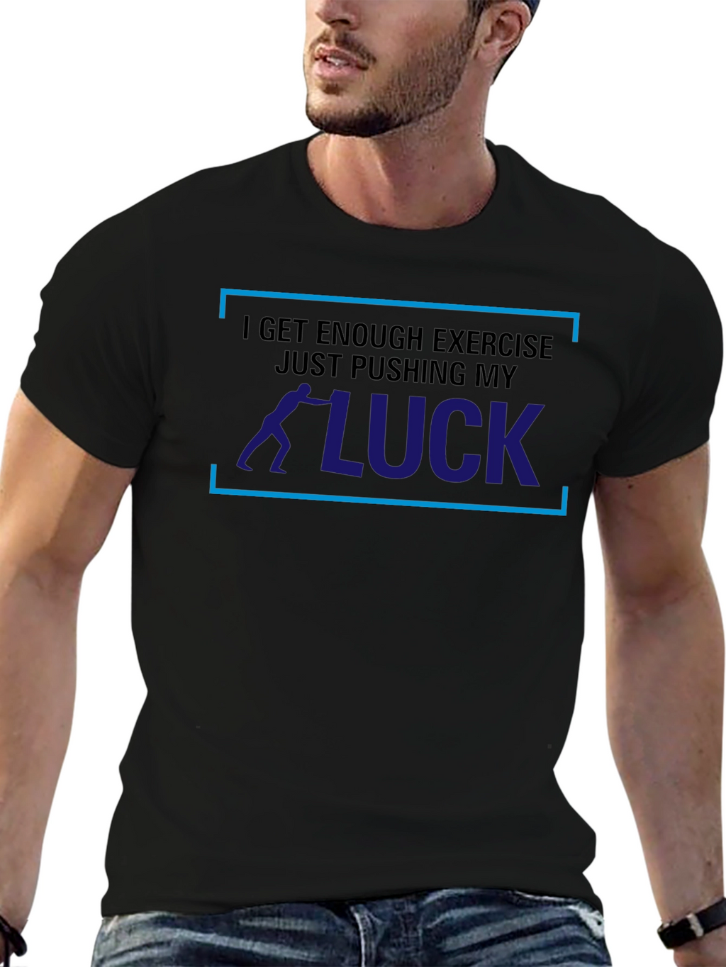 Pushing My Luck T-Shirt - Mens Graphic Tee