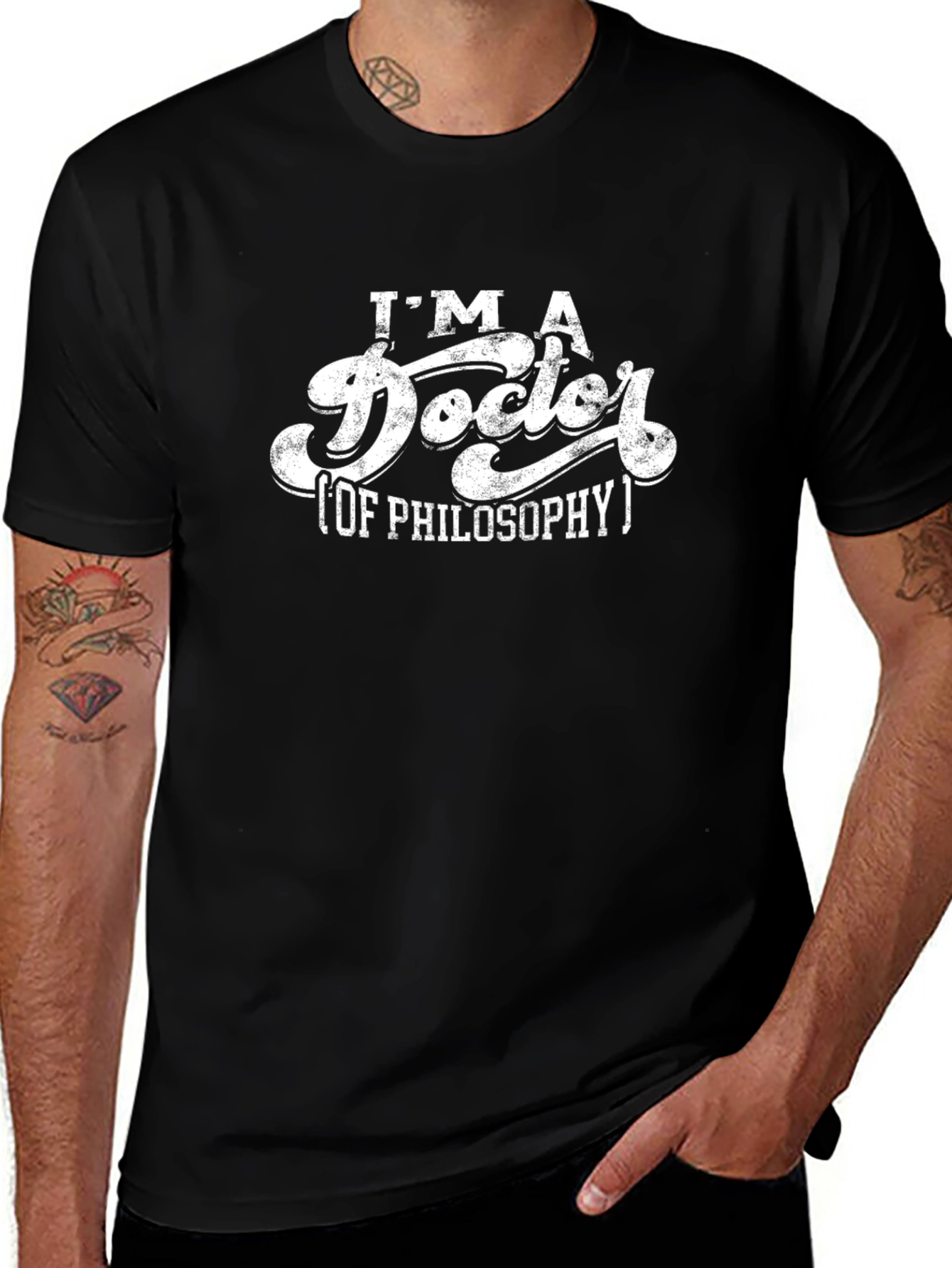 Im A Doctor of Philosophy T-Shirt - Black