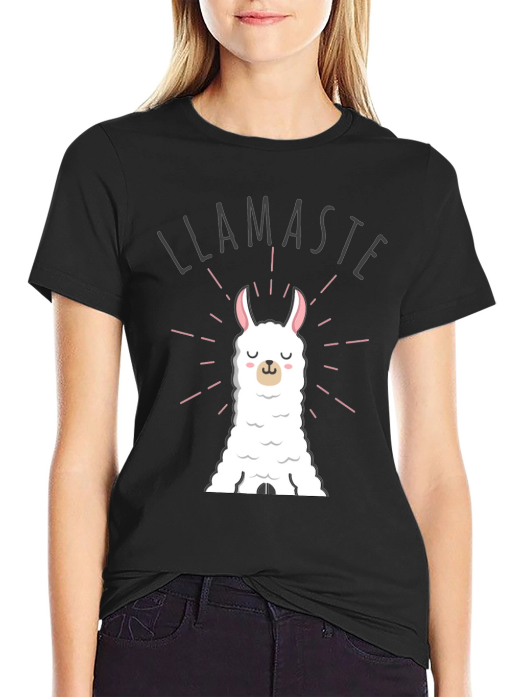 Llamaste Funny Llama T-Shirt - Black