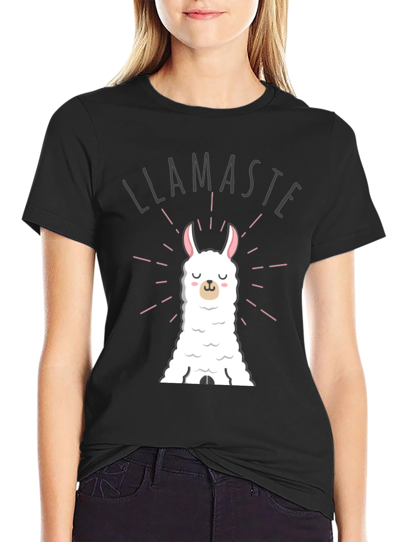 Llamaste Funny Llama T-Shirt - Black