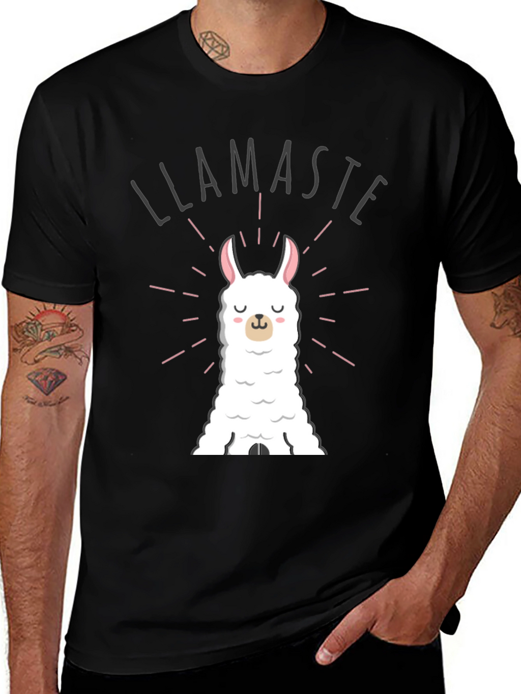 Llamaste Funny Llama T-Shirt - Black