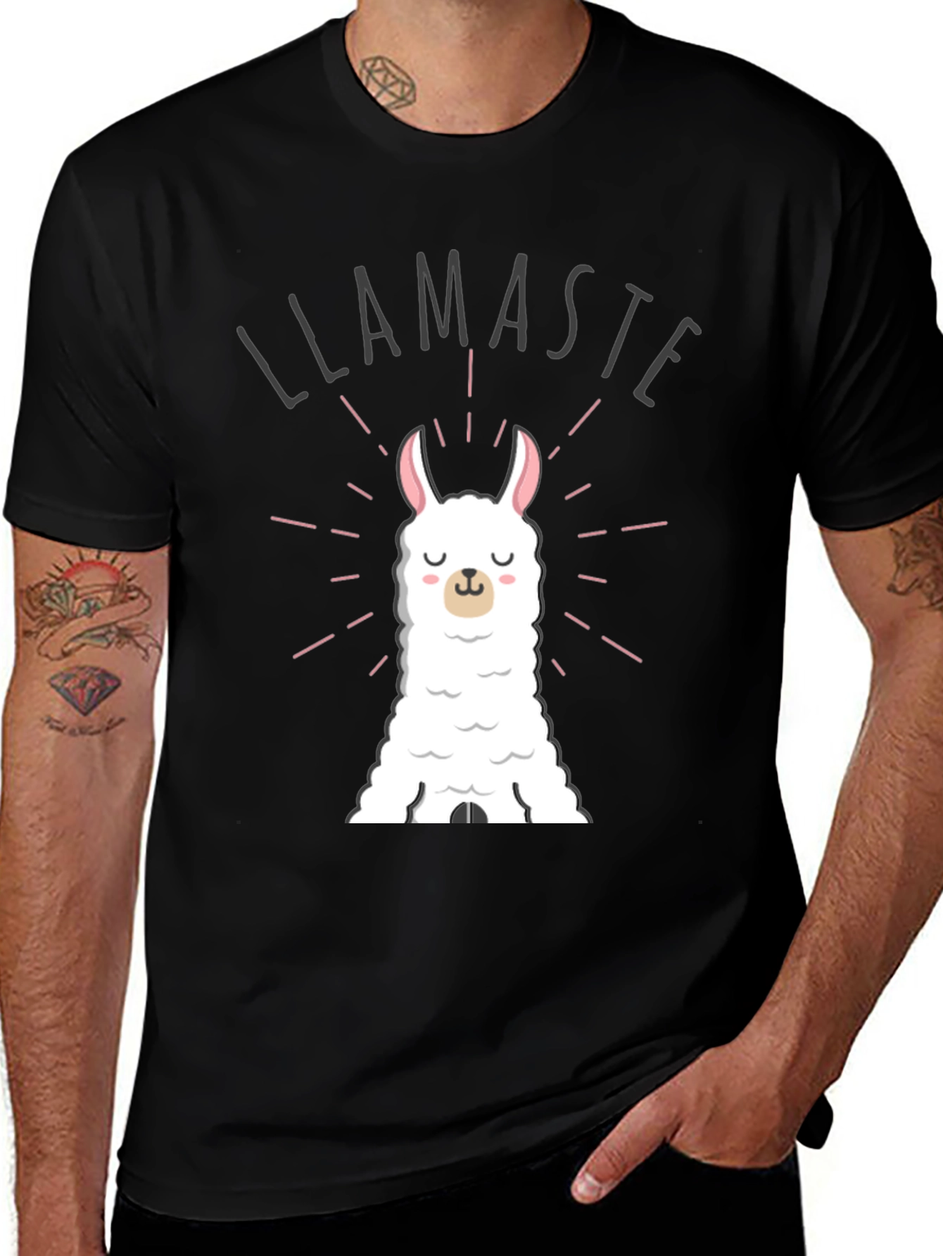 Llamaste Funny Llama T-Shirt - Black