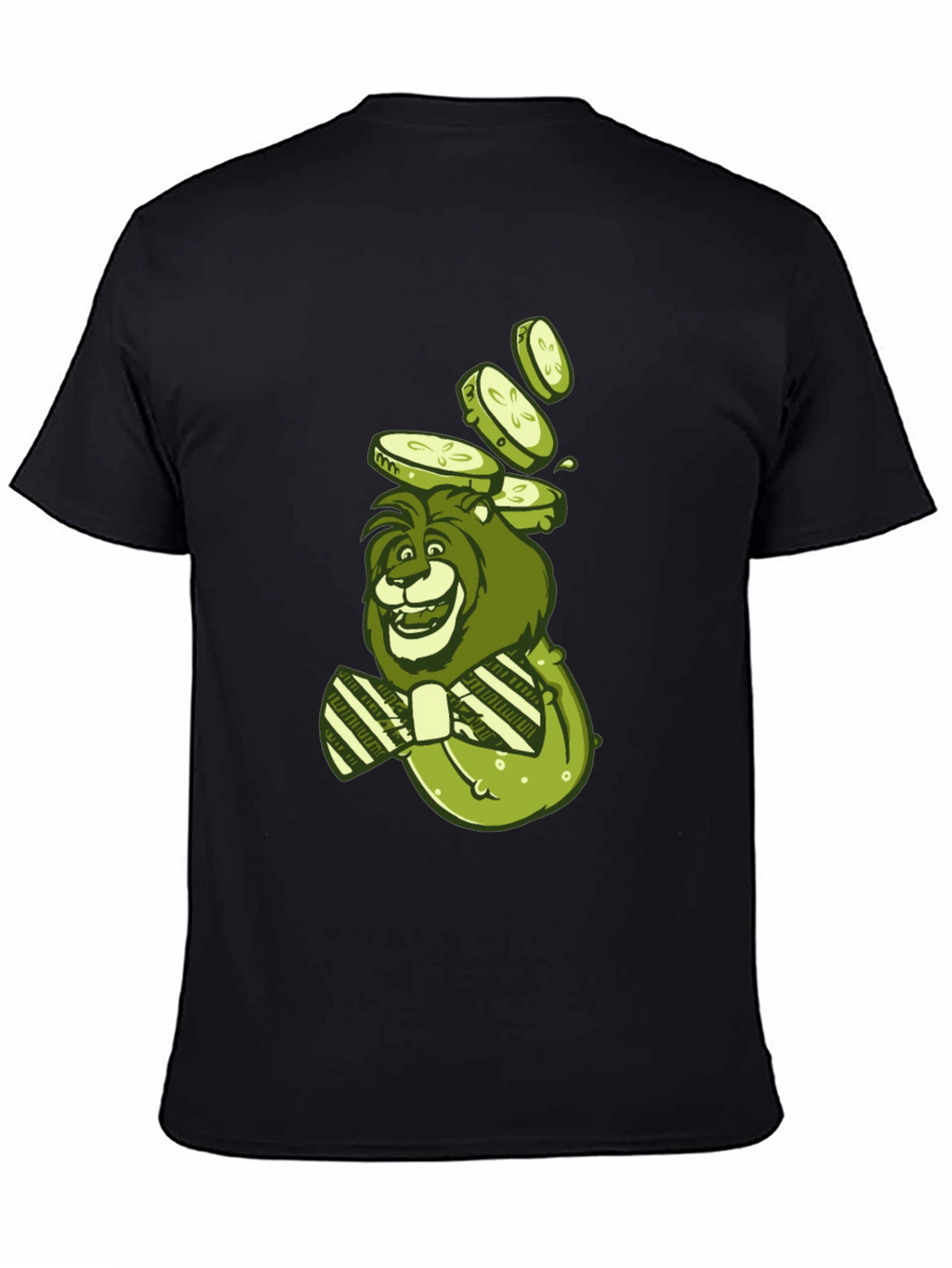 Lion with Cucumbers Graphic Tee