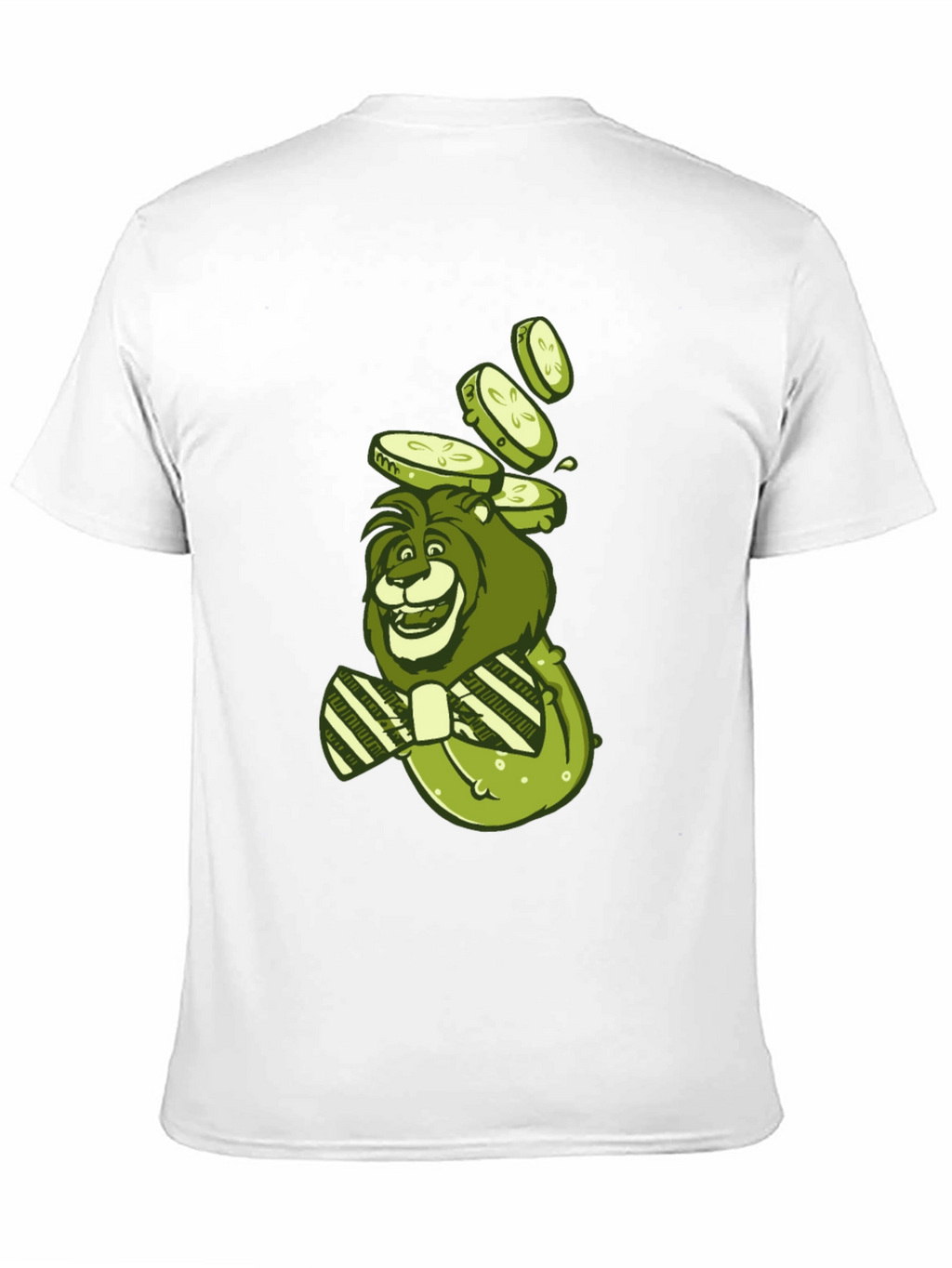 Lion with Cucumbers Graphic Tee
