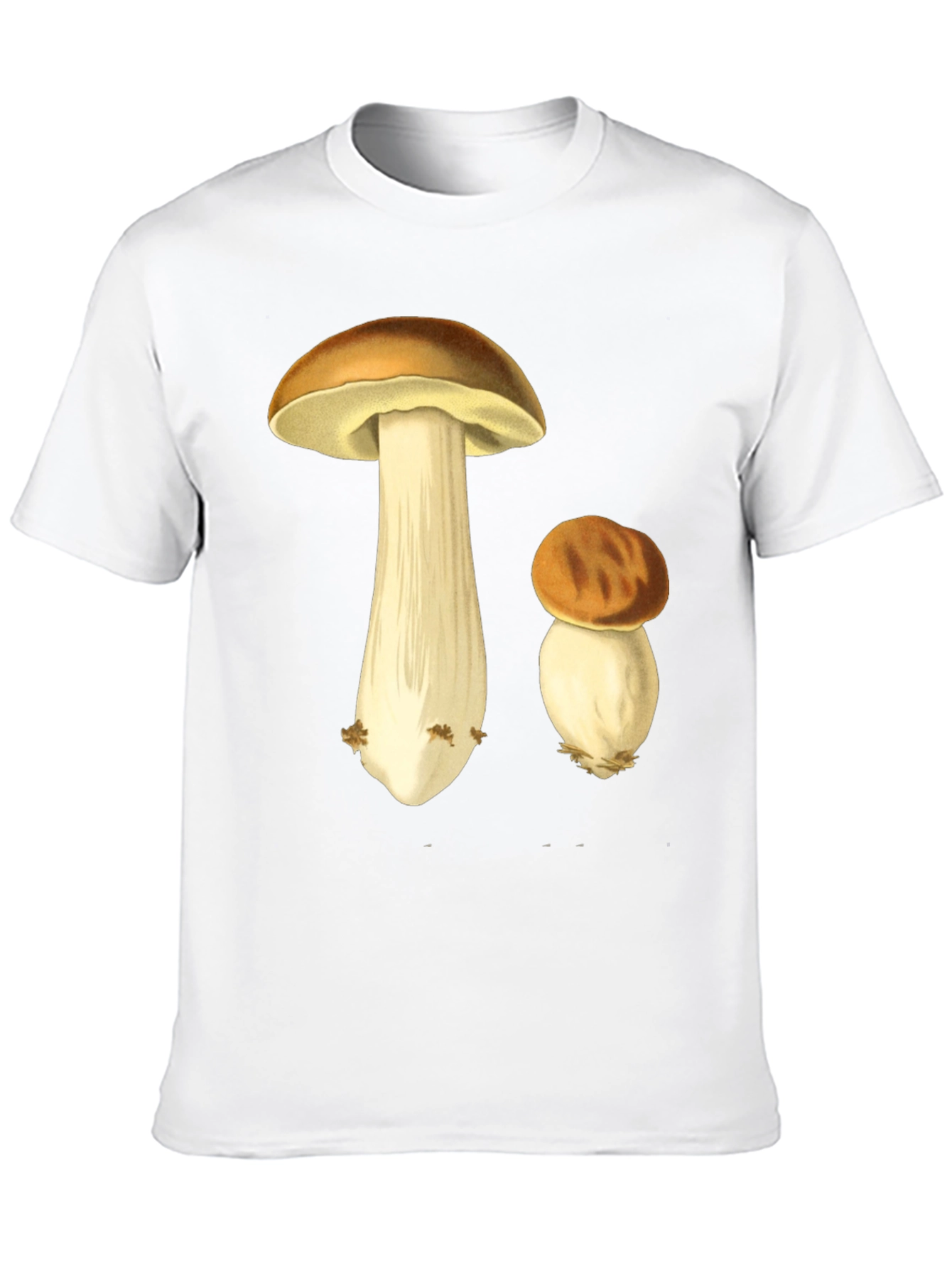 Mushroom Graphic Tee - Botanical Print