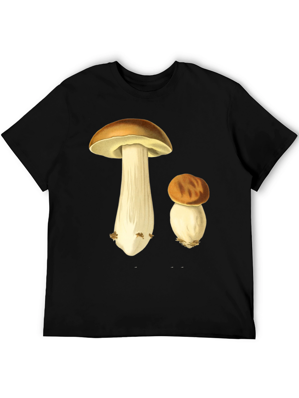 Mushroom Graphic Tee - Botanical Print