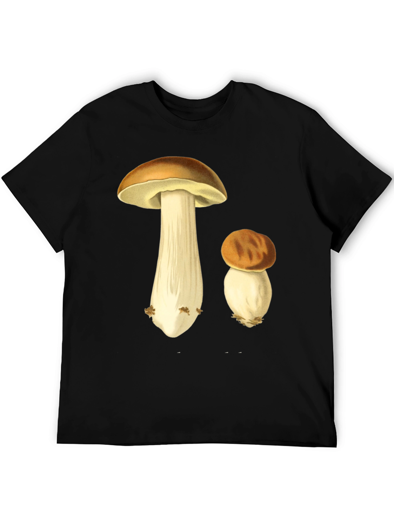 Mushroom Graphic Tee - Botanical Print