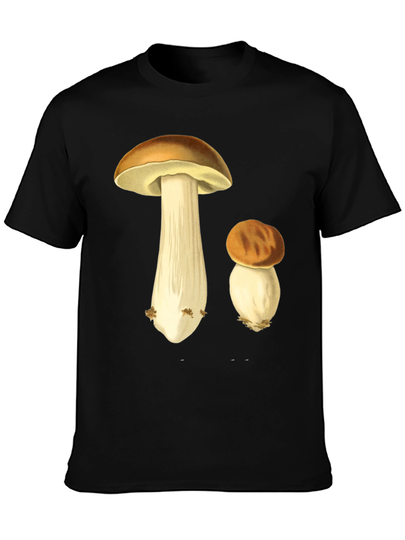 Mushroom Graphic Tee - Botanical Print