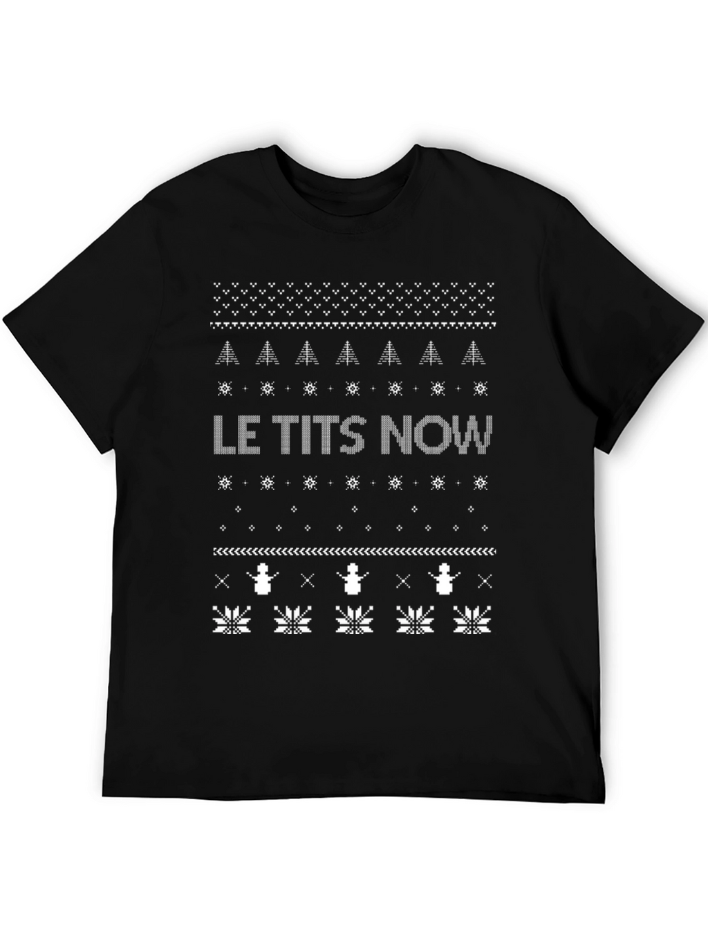 Le Tits Now Christmas Sweater T-Shirt