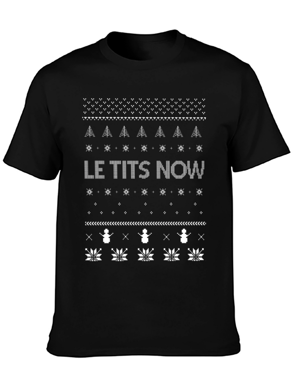 Le Tits Now Christmas Sweater T-Shirt