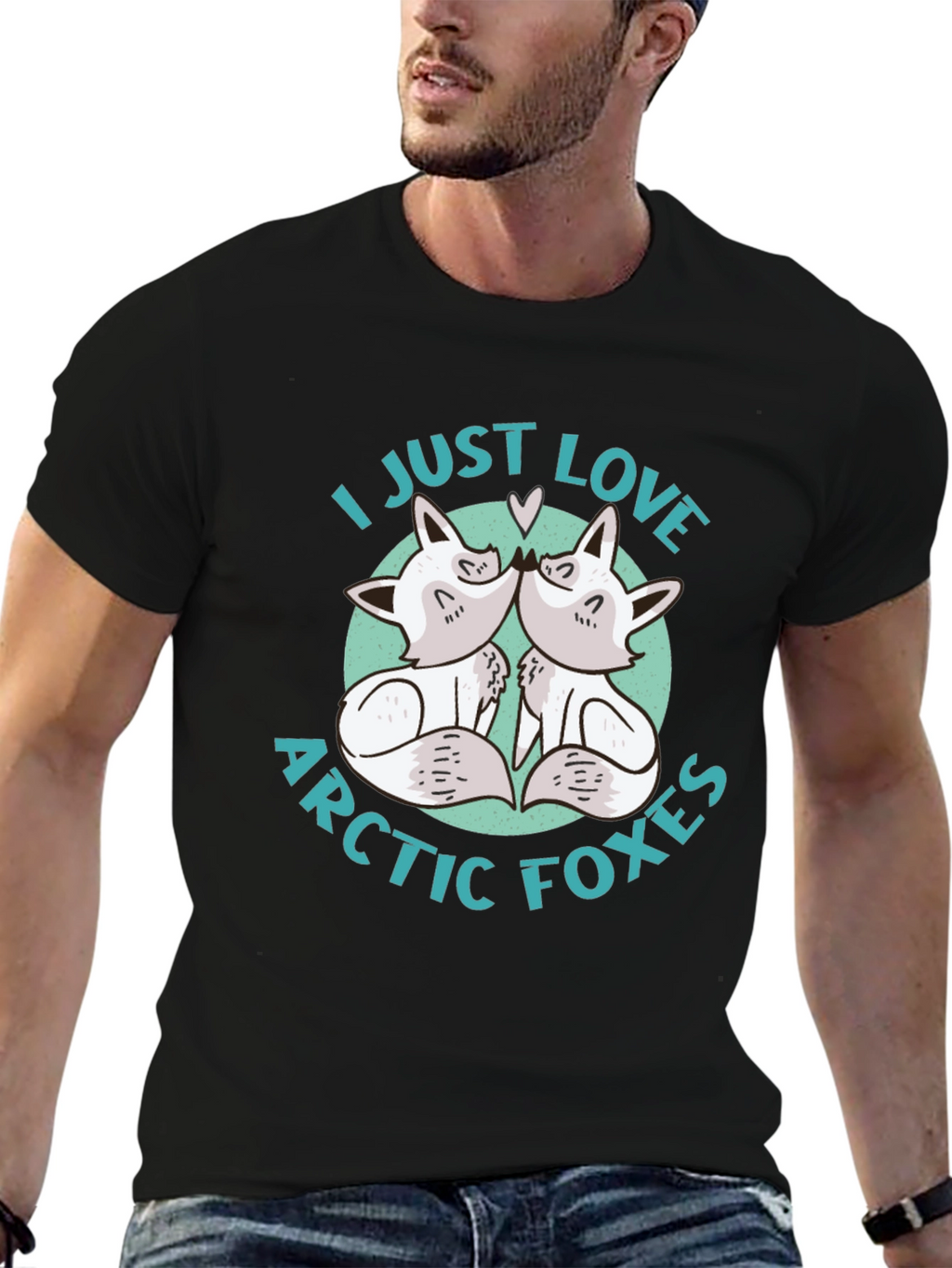 I Just Love Arctic Foxes Graphic T-Shirt
