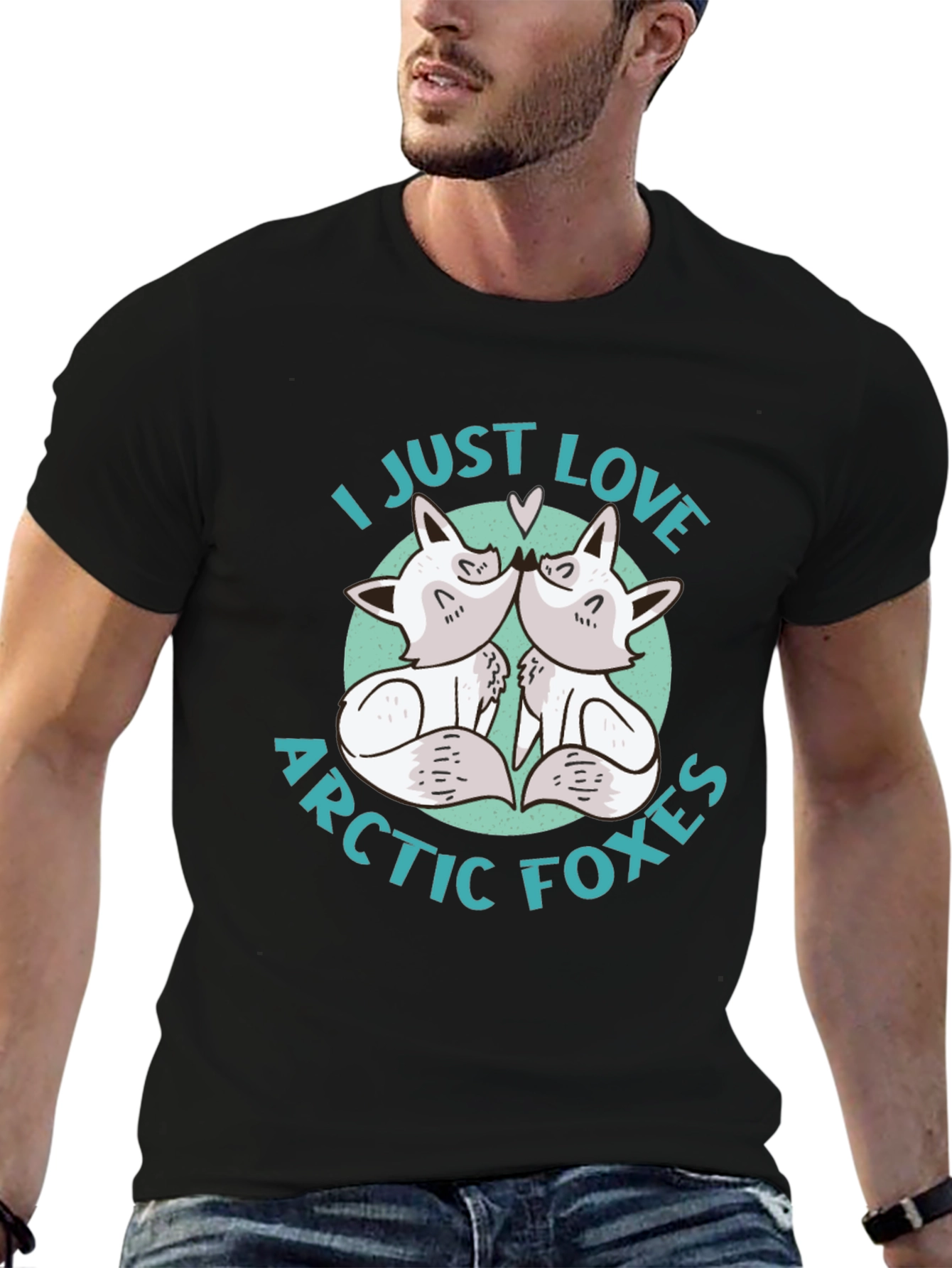 I Just Love Arctic Foxes Graphic T-Shirt