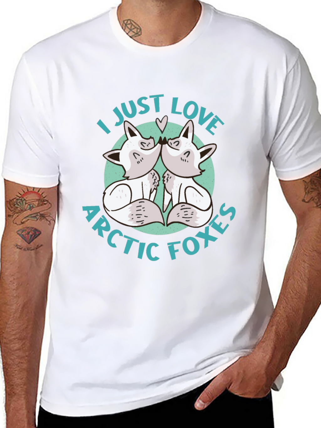 I Just Love Arctic Foxes Graphic T-Shirt