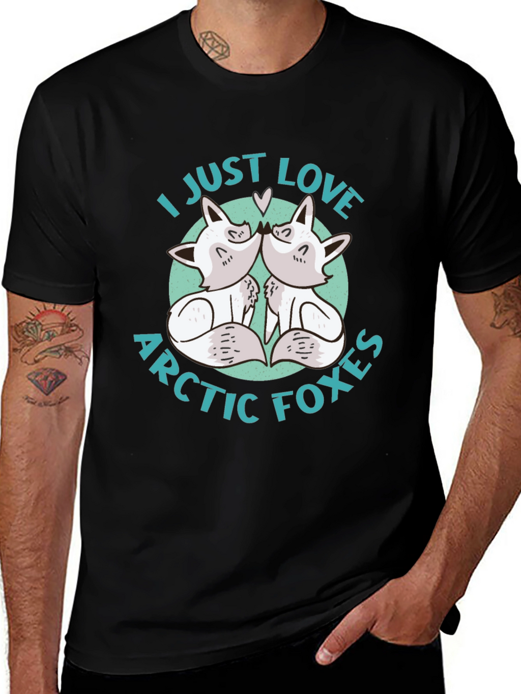 I Just Love Arctic Foxes Graphic T-Shirt