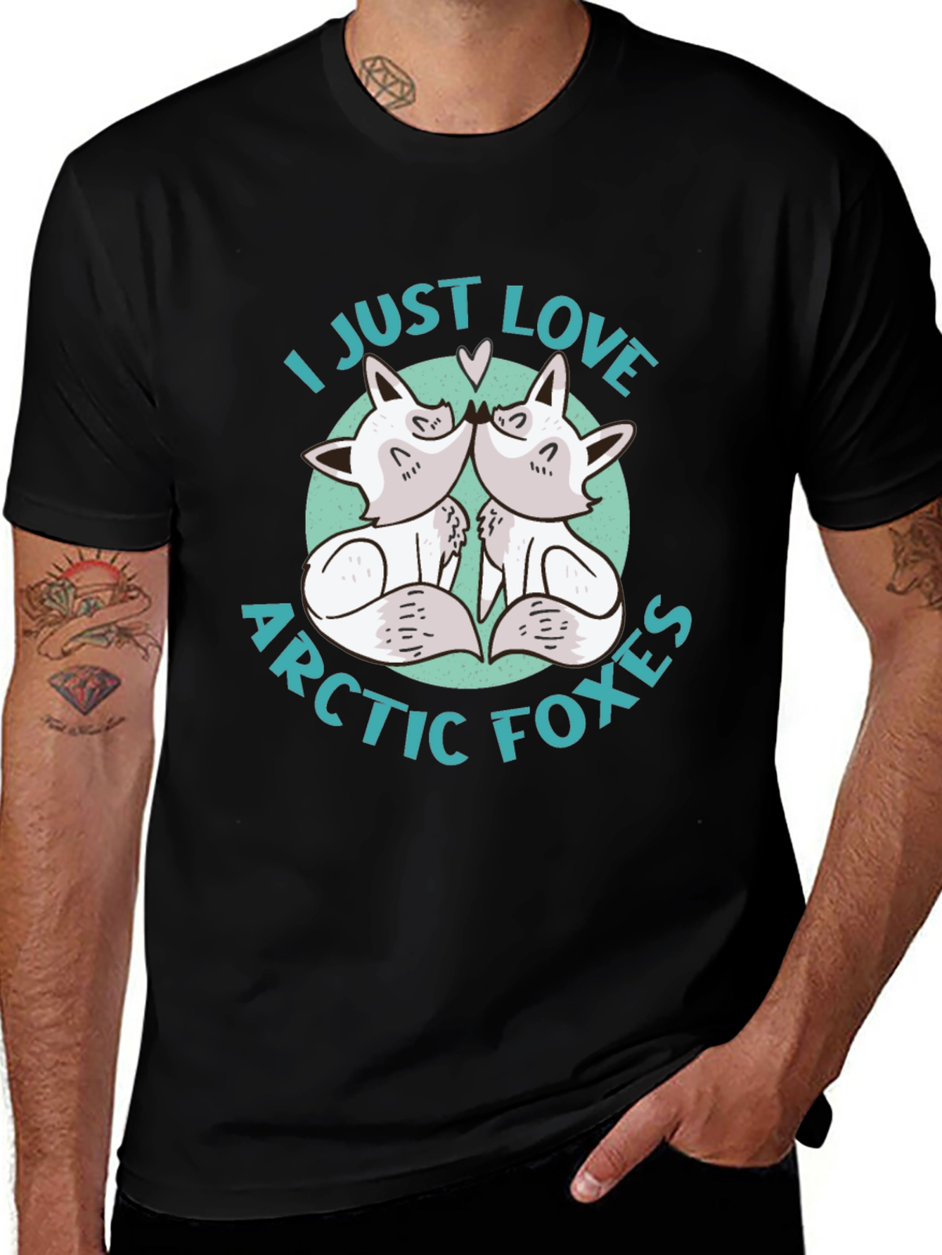 I Just Love Arctic Foxes Graphic T-Shirt