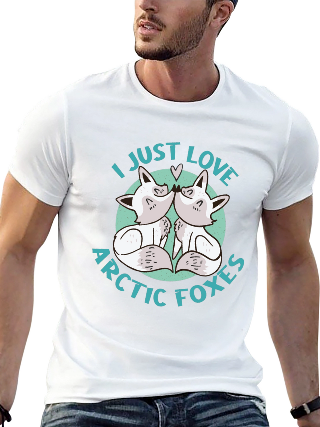 I Just Love Arctic Foxes Graphic T-Shirt