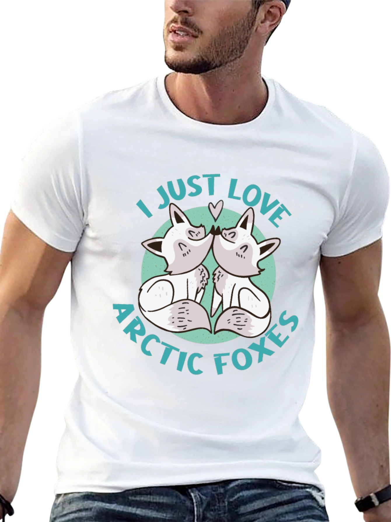 I Just Love Arctic Foxes Graphic T-Shirt