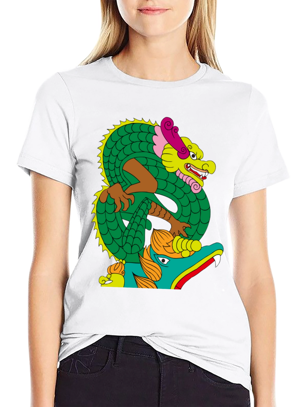 Dragon Graphic Tee - Bold Artistic Design