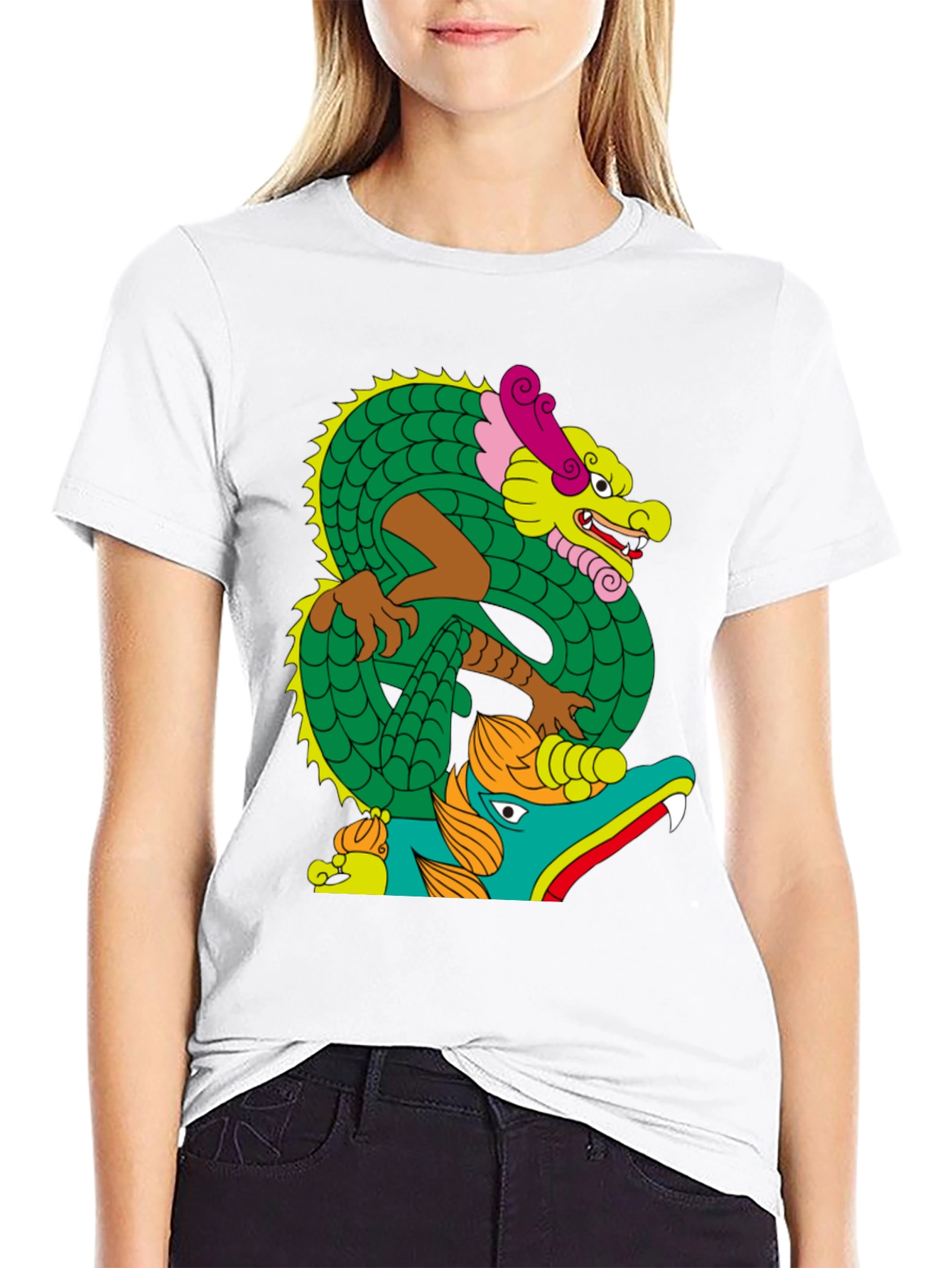 Dragon Graphic Tee - Bold Artistic Design