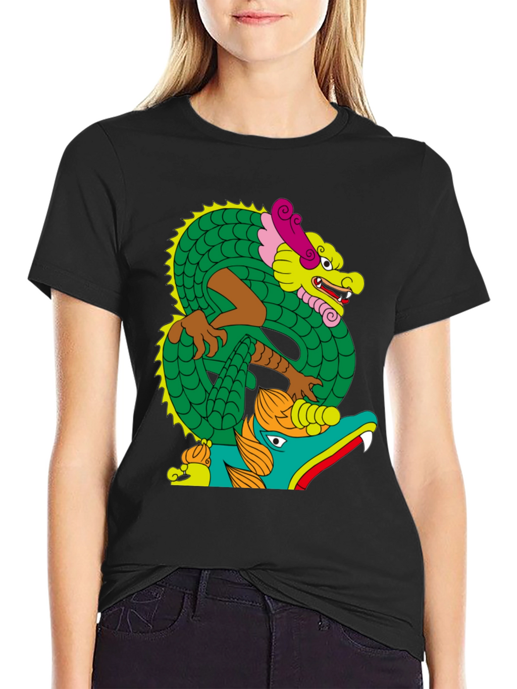 Dragon Graphic Tee - Bold Artistic Design
