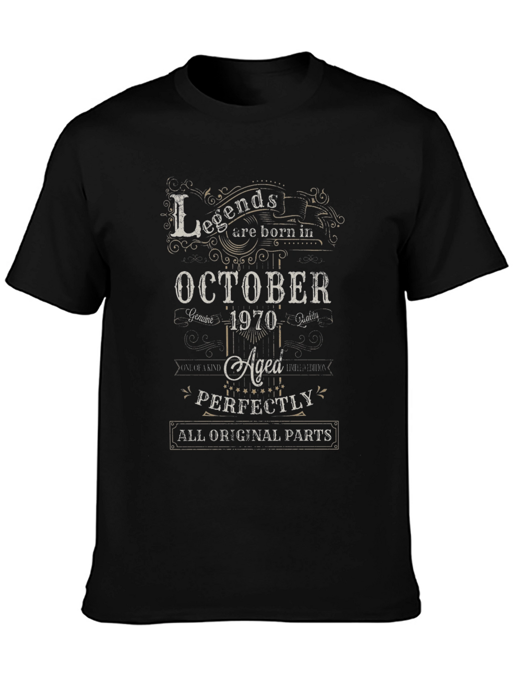 Legends Born in October 1970 T-Shirt