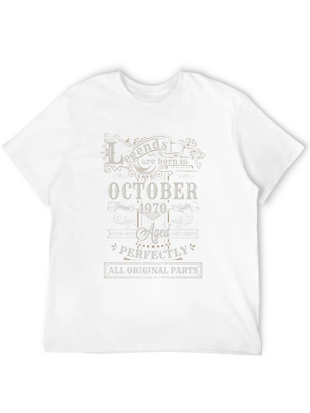 Legends Born in October 1970 T-Shirt