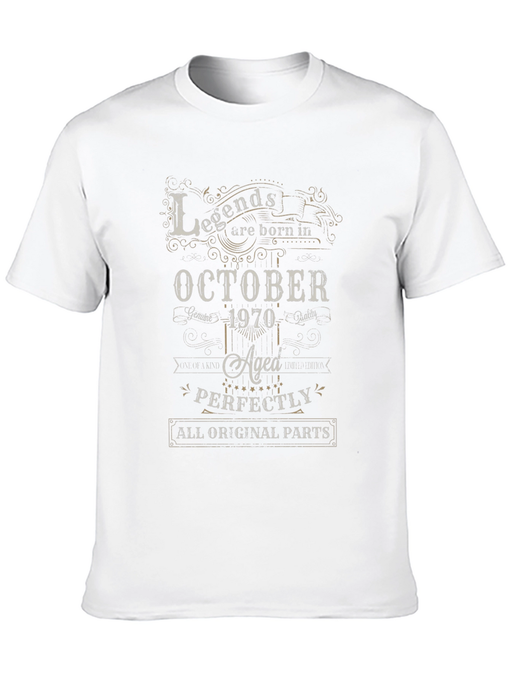 Legends Born in October 1970 T-Shirt