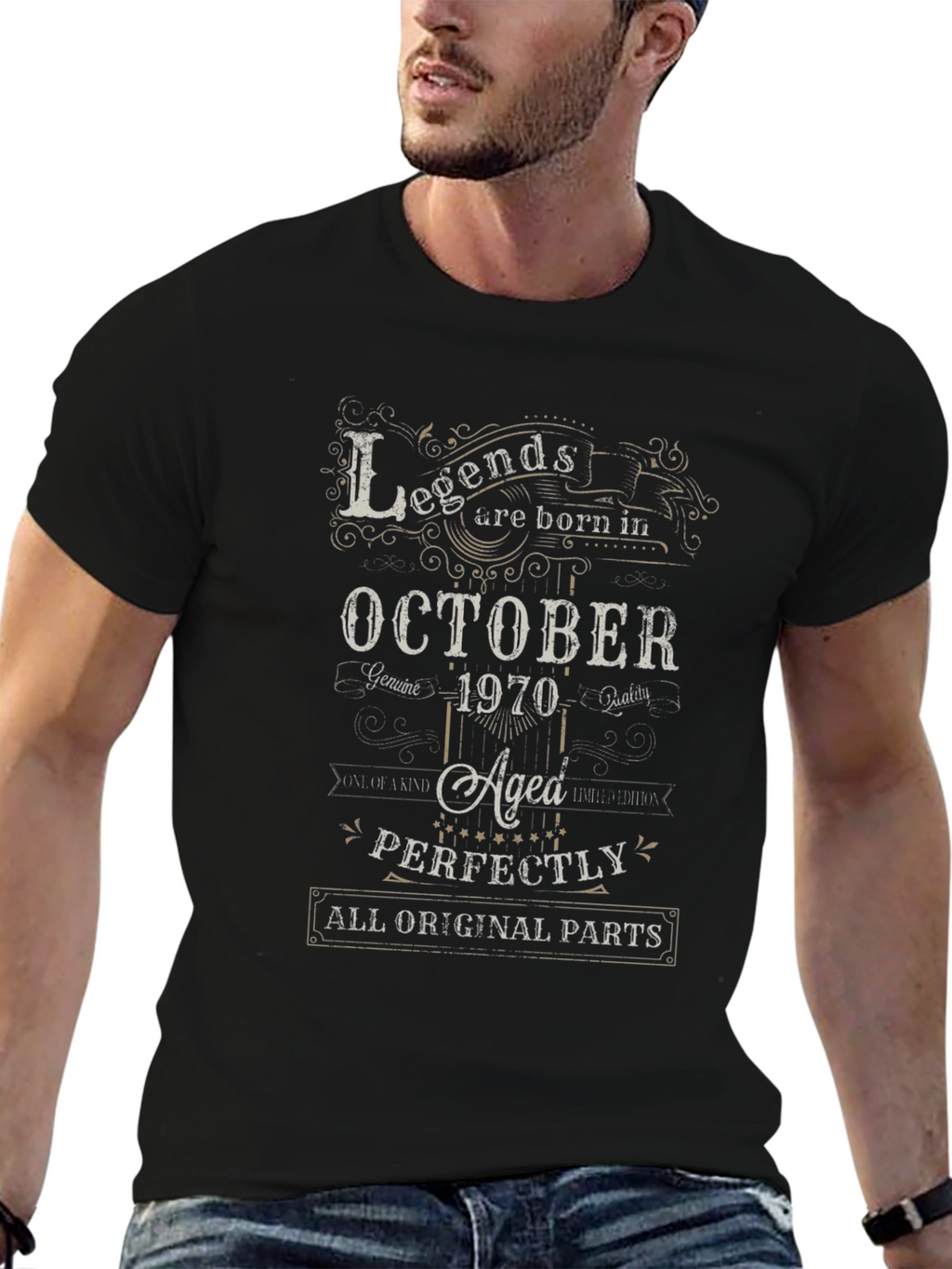 Legends Born in October 1970 T-Shirt