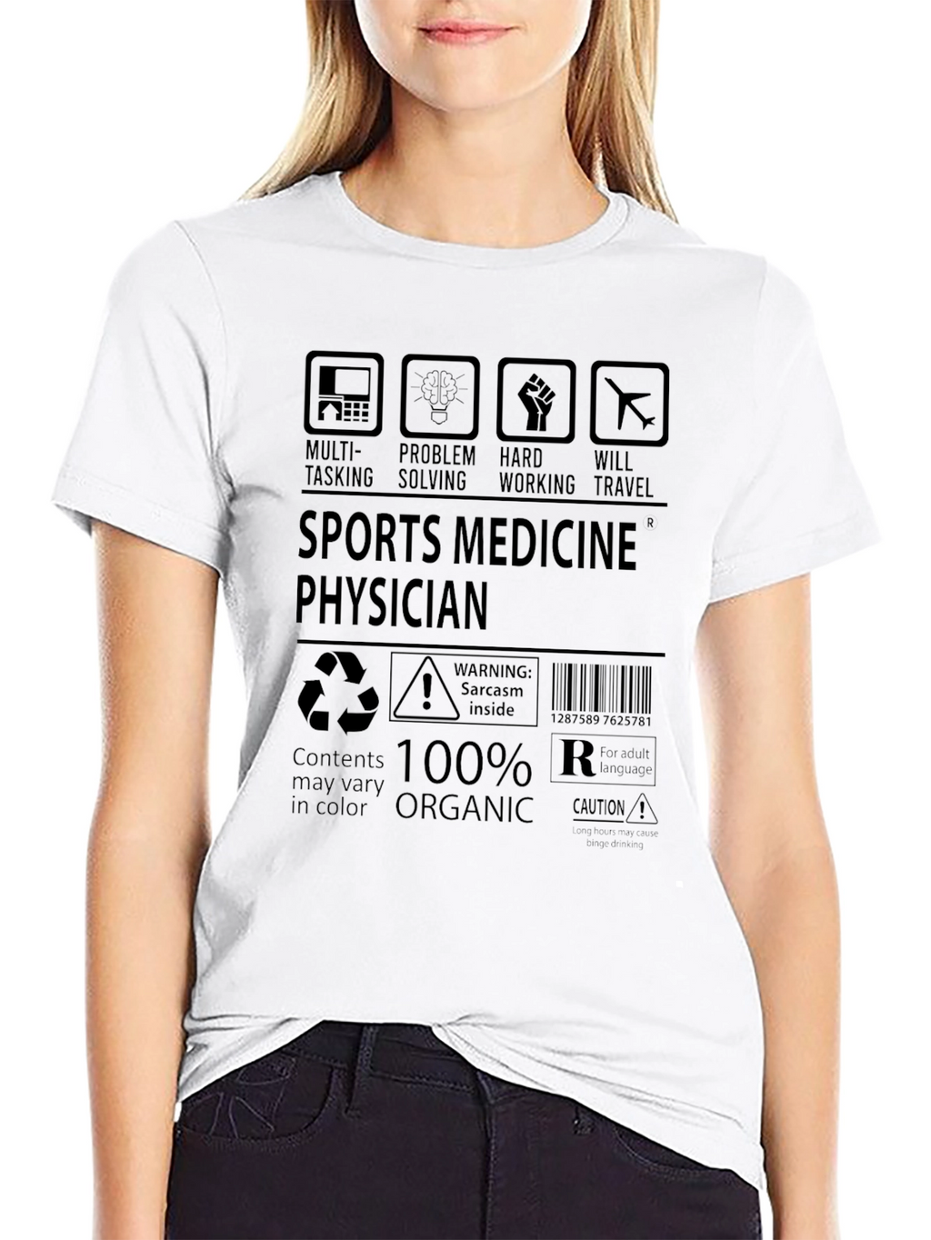 Sports Medicine Physician 100% Organic T-Shirt
