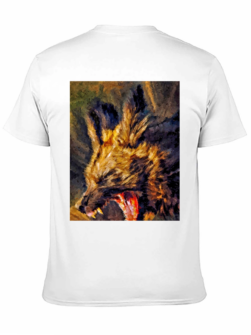 Wild Dog Graphic Tee - Unique Art Design