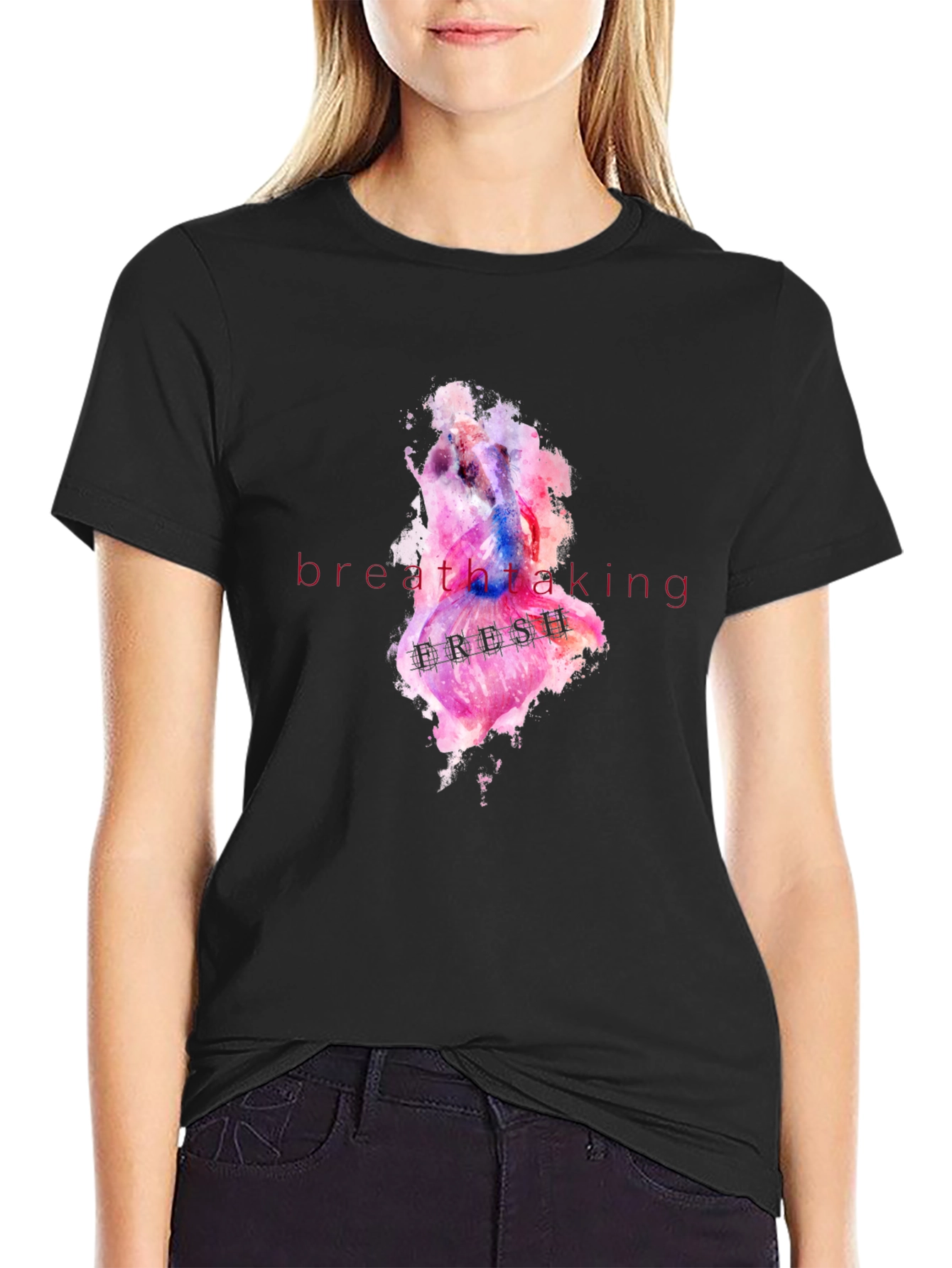 Watercolor Breathtaking Graphic T-Shirt